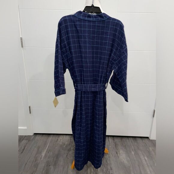 NWT 🛌 High Sierra Blue Plaid Pajama Set - Size Small, with robe - Picture 9 of 9
